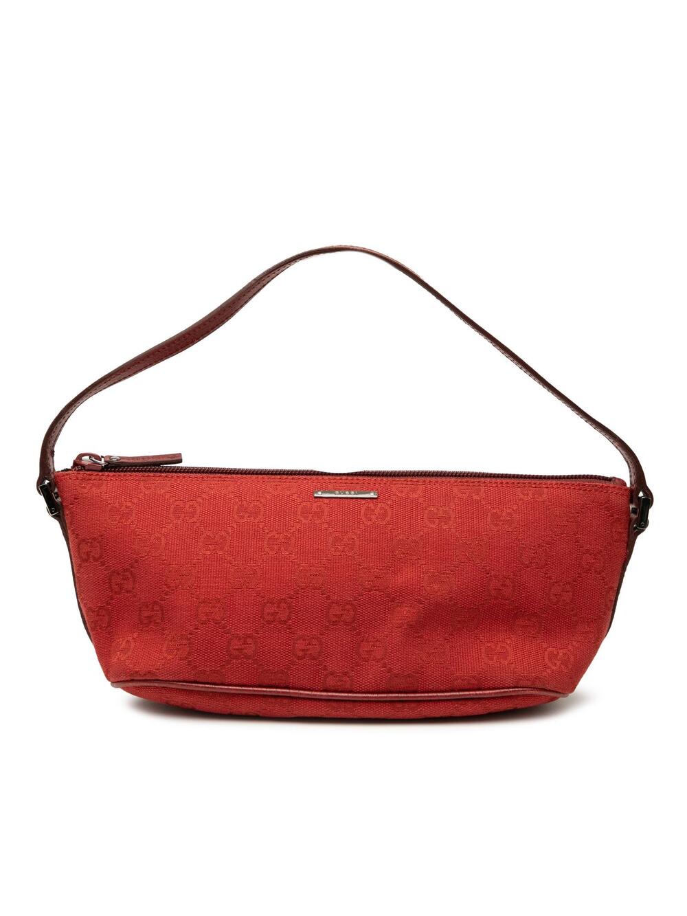 Gucci Gg Canvas Boat Pre-Loved Shoulder #358562G39B